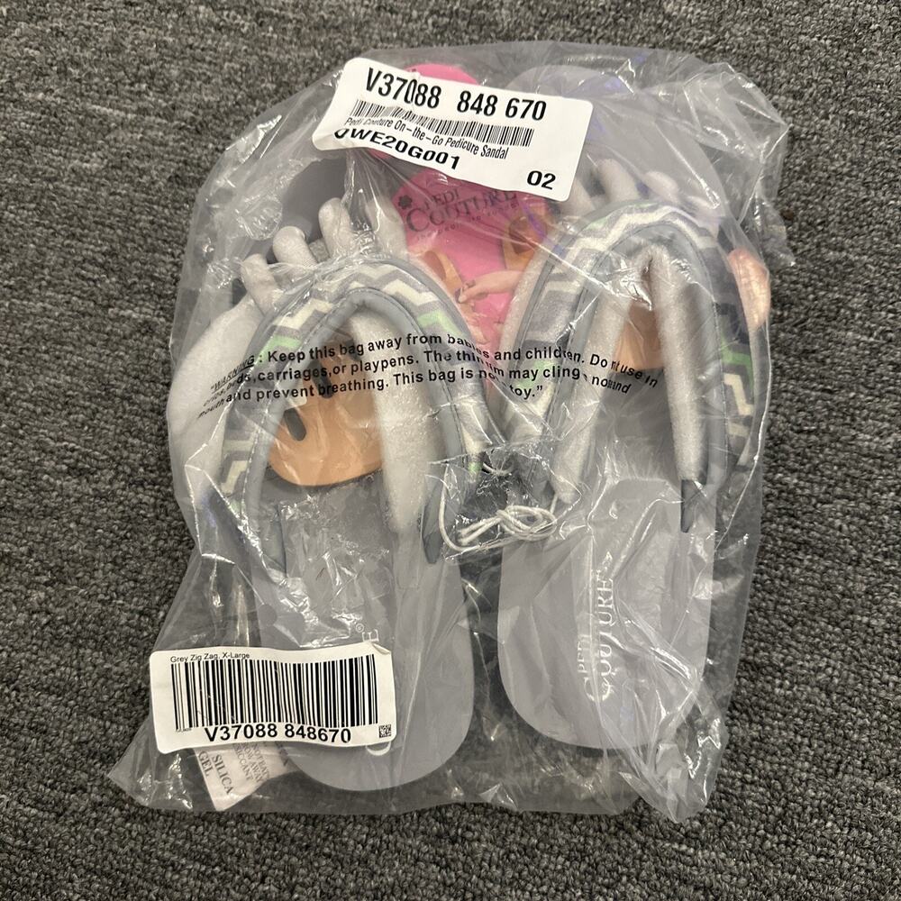 Pedi Couture Toe Separator Sandals for Women- Pedicure/Yoga sandal- Arch Support